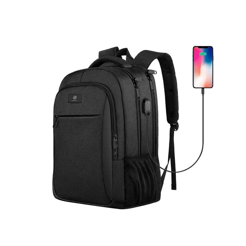 Mochila Notebook Hardley Impermeable Antirrobo Hombre Mujer-0