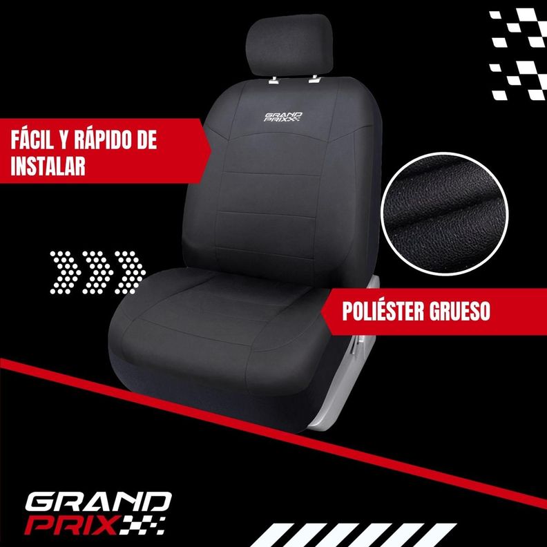 Funda Cubre Asiento Auto Camioneta Universal Grand Prix-2