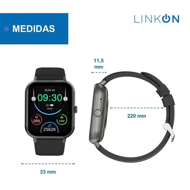 Reloj Inteligente Smartwatch Deportivo Linkon-5