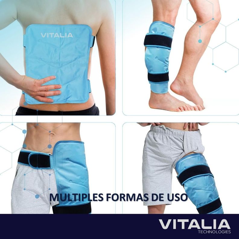 Compresa Gel Frio Calor XL con Velcros para Ajuste Vitalia-1