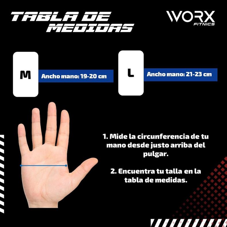 Guantes Vendas Muñequeras De Boxeo Worx Acolchadas L negro-7
