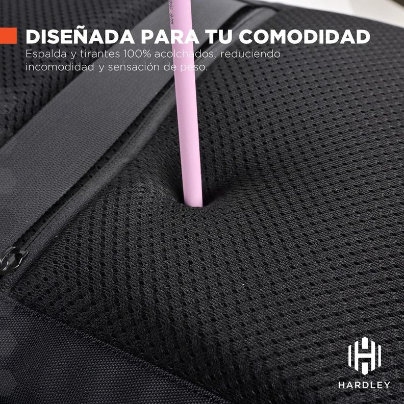 Mochila para Viaje Notebook Hardley 40L Nylon Balistico +USB-8