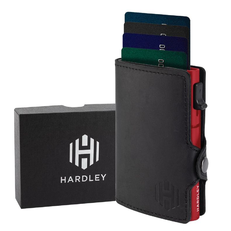 Billetera Hombre Hardley Proteccion Rfid Tarjetero Antirrobo
