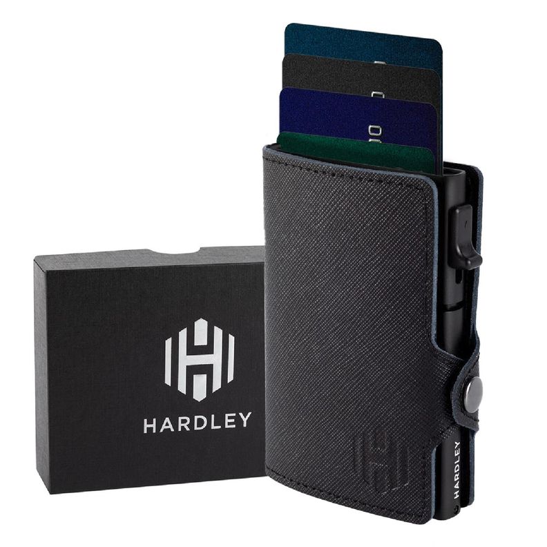 Billetera Hombre Hardley Proteccion Rfid Tarjetero Antirrobo