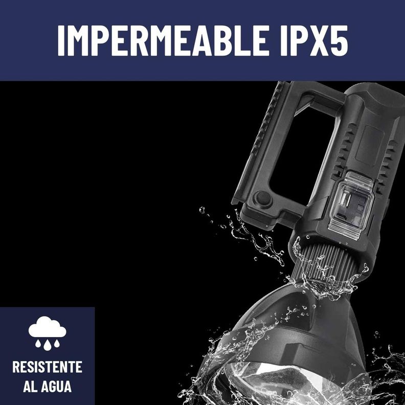 Linterna Largo Alcance Maxwell Recargable USB Impermeable-5