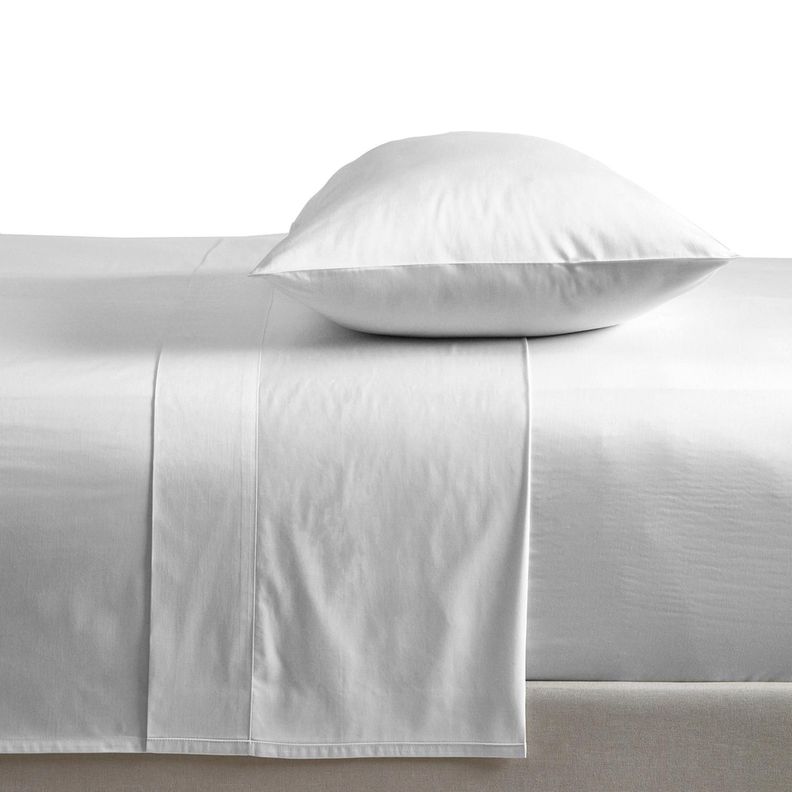 Sabanas Juego 300 Hilos 100% Algodon Rosewood Tamano Unico 1,5 Plazas - Blanco-0