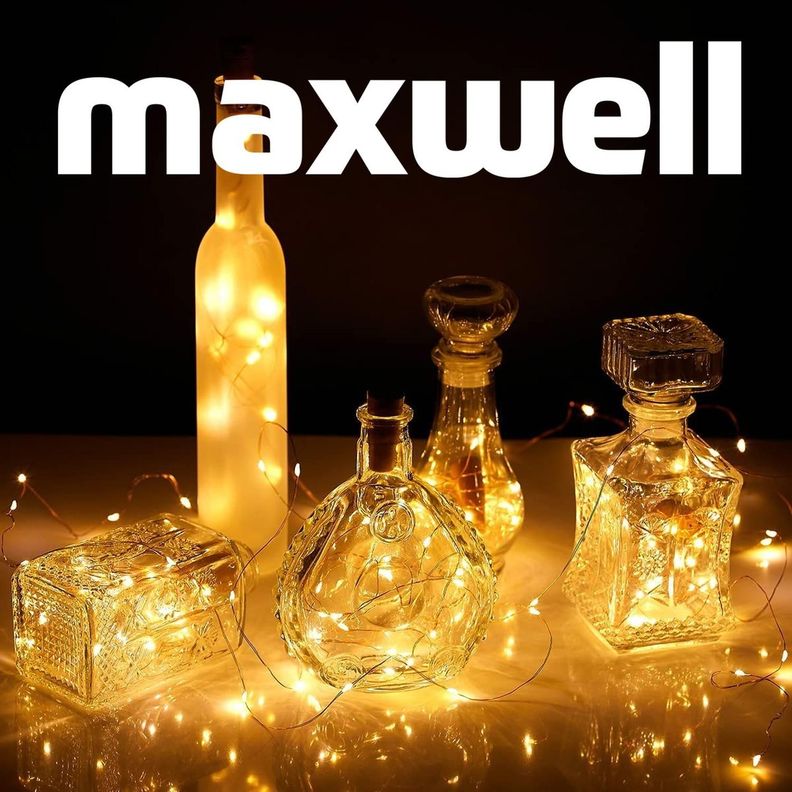 Luces Led Guirnalda con Corcho Para Botella Hada Maxwell X10-7