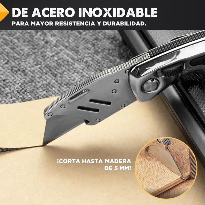 Cuchillo Cartonero Navaja Brooklyn Corta Carton Profesional-1