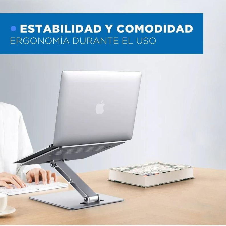 Soporte Base Ajustable para Mac Macbook Notebook Alum 10-17"-3