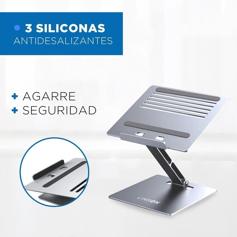 Soporte Base Ajustable para Mac Macbook Notebook Alum 10-17"-4