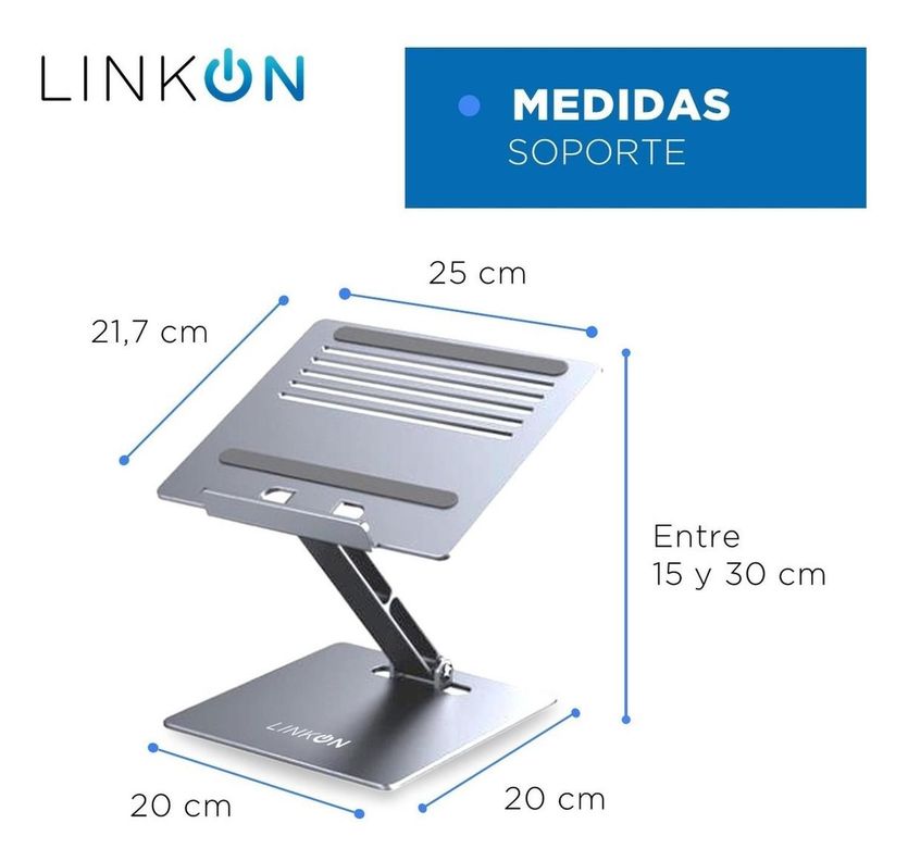 Soporte Base Ajustable para Mac Macbook Notebook Alum 10-17"-7