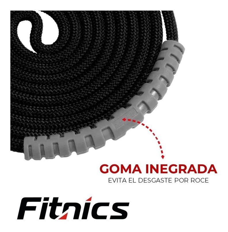 Cuerda para Saltar con Peso Ajustable Fitnics Pro Crossfit-4