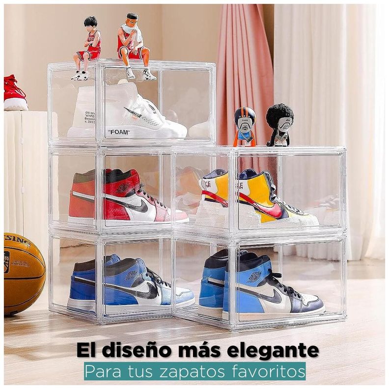 Caja Organizadora Zapatos Premium 100% Transparente-6