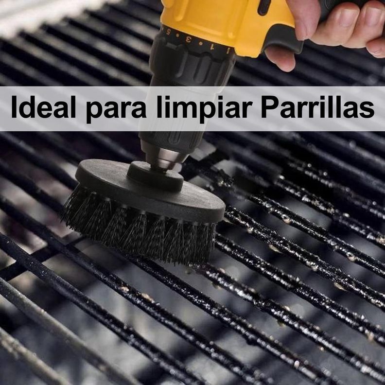 Limpieza de Auto Hogar Set Cepillos para Taladro 20 piezas-4