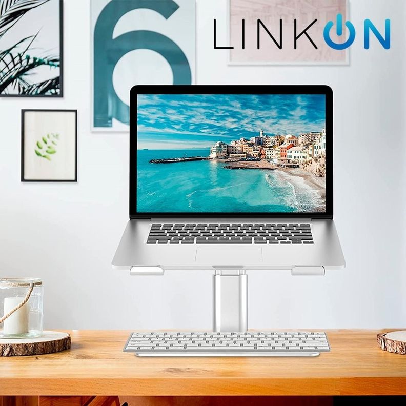 Soporte Base Alzador Aluminio Para Notebook Macbook 11 A 17"-8