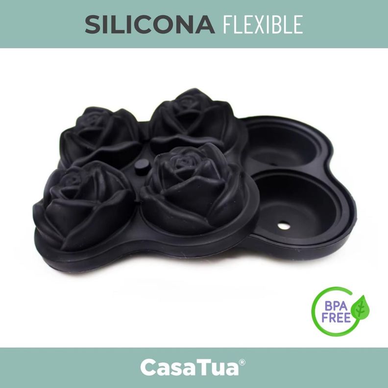 Cubetas Hielo Cubetera Molde Silicona Diseños CasaTua Set 2-2