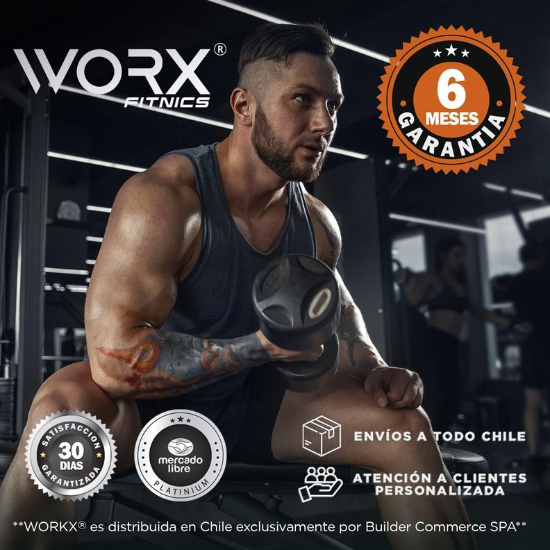 Guantes para Gimnasio Pesas Calleras Muñequera Worx negro-8
