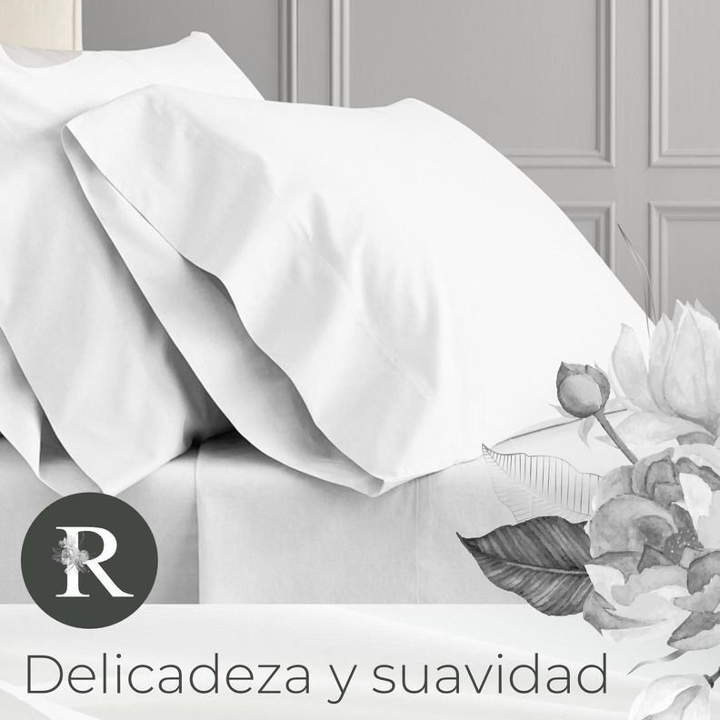 Sabanas Super King 250 Hilos Algodón Rosewood-2