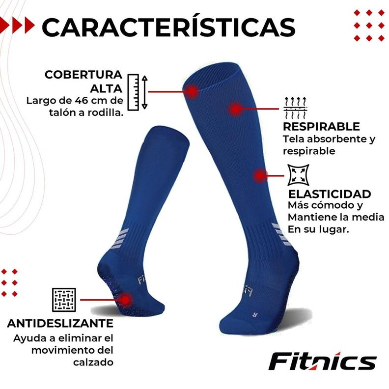 Medias de Futbol Deportivas Fitnics-4