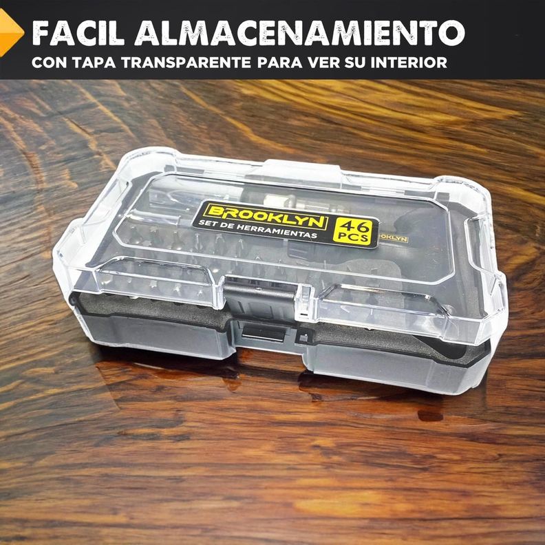 Juego Herramientas Llave Dado Universal Brooklyn 45 Piezas-3