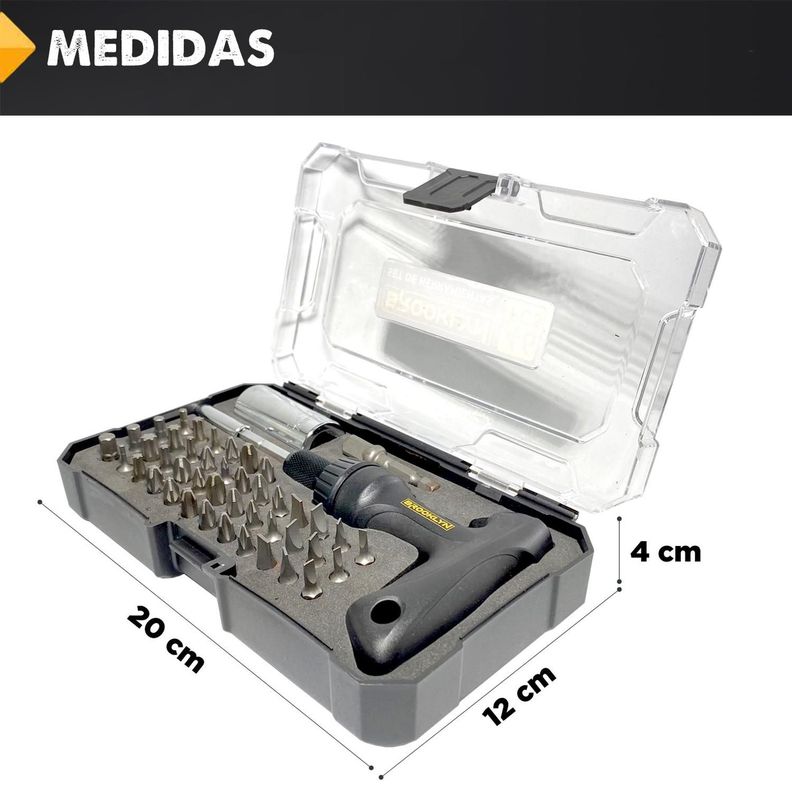 Juego Herramientas Llave Dado Universal Brooklyn 45 Piezas-6