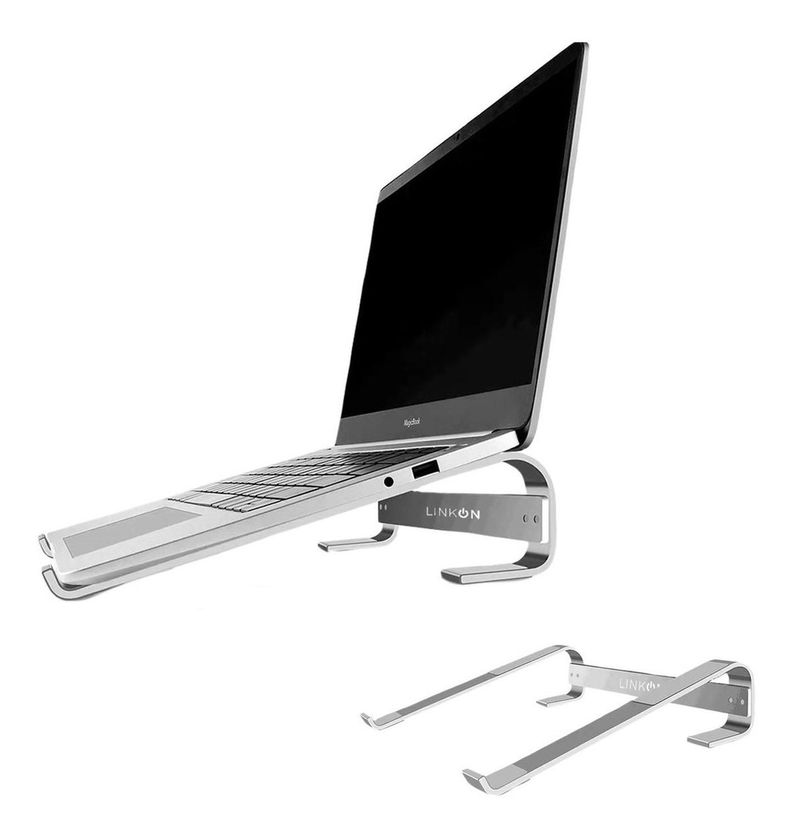 Soporte Alum Base Alzador para Mac Macbook Notebook 10 a 18"-0
