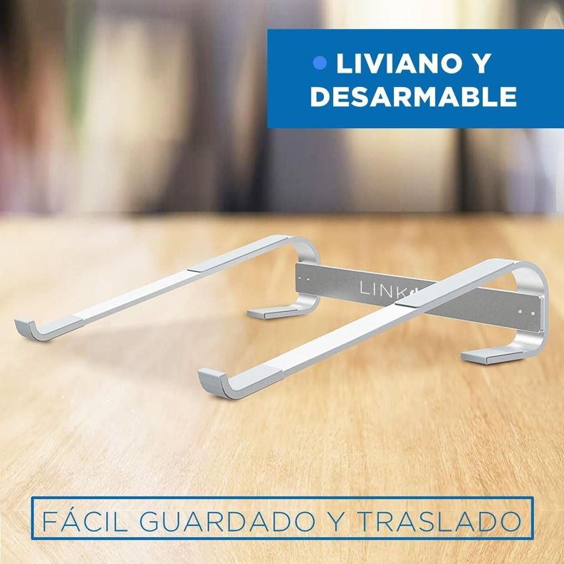 Soporte Alum Base Alzador para Mac Macbook Notebook 10 a 18"-5