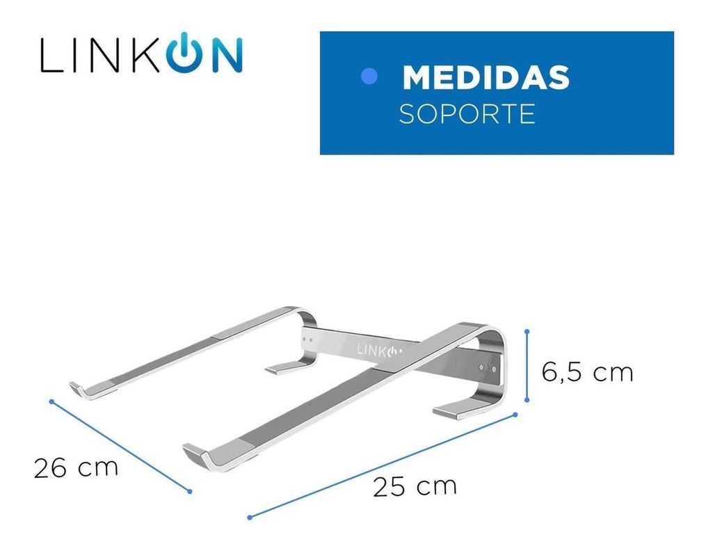 Soporte Alum Base Alzador para Mac Macbook Notebook 10 a 18"-7