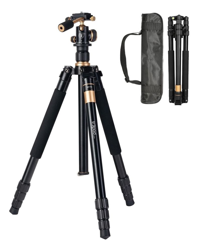 Tripode Camara Profesional Foto Video Max 1590mm + Monopod-0