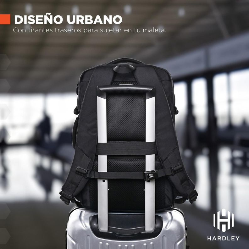 Mochila de Viaje Notebook Hardley 40L Balistica + USB-3
