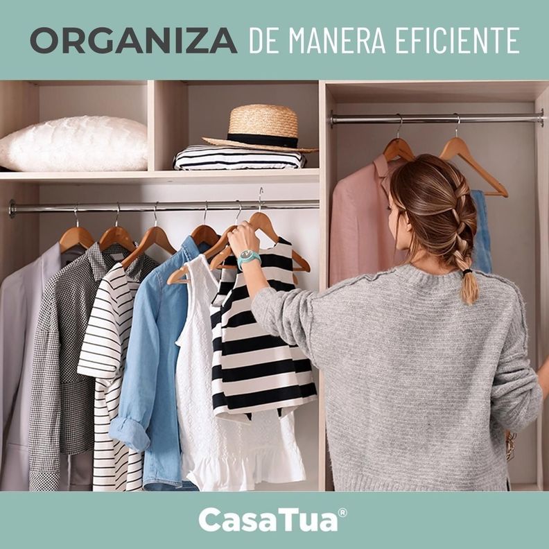 Colgadores de Ropa Madera Set 10 Ganchos Antideslizante-5