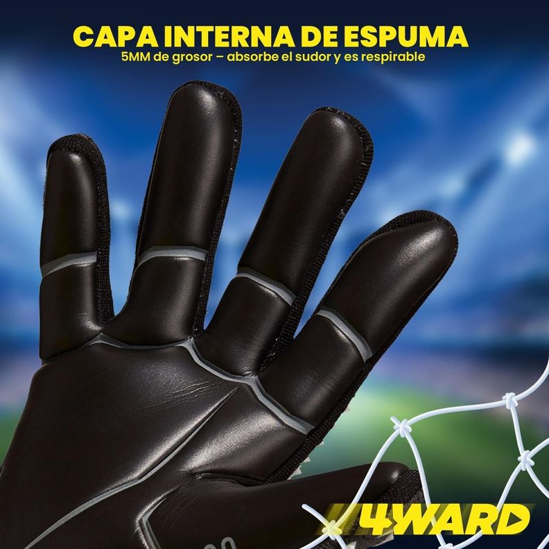 Guantes de Arquero Portero Futbol 4Ward Antideslizantes-6
