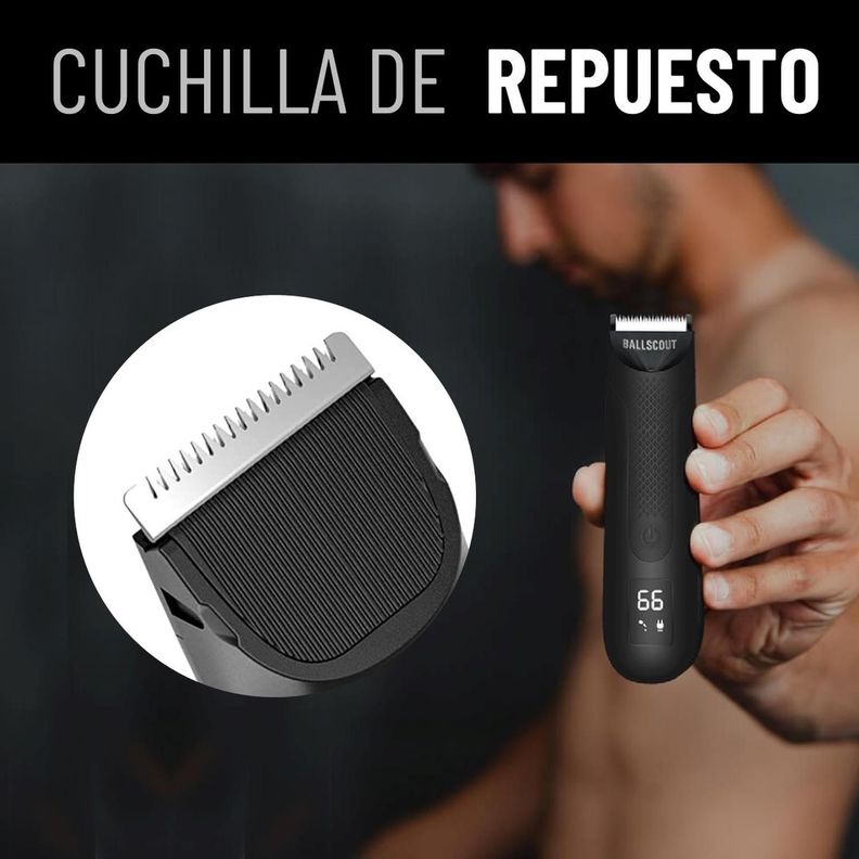 Cuchillas de Repuesto Accesorio Afeitadora Ballscout Smooth-1