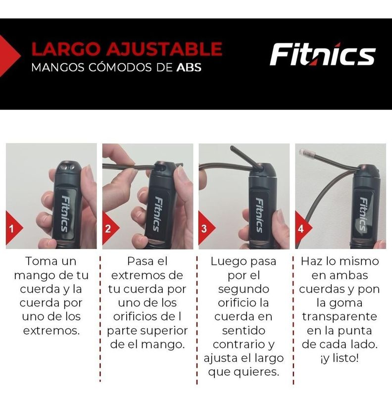 Cuerda Saltar con Contador Digital Fitnics Cardio Crossfit-4