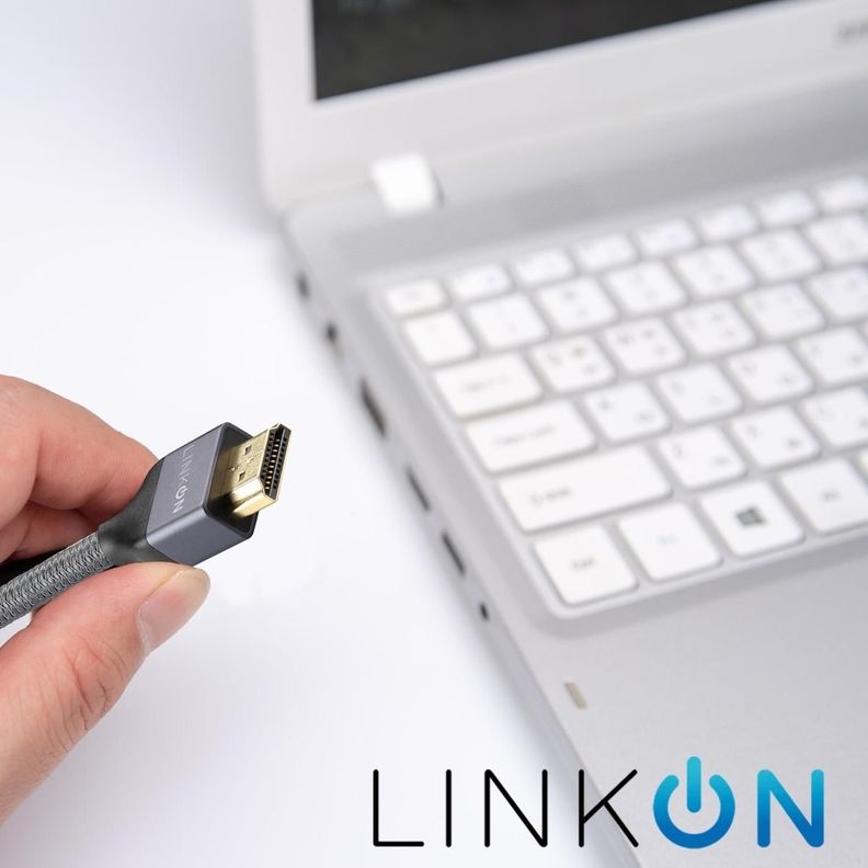 Cable Hdmi 8k @60hz, 4k@120hz 48gbps V2.1 Trenzado Oro 2mts-8