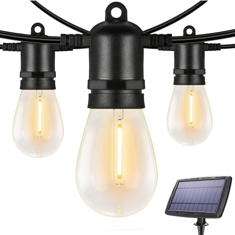 Guirnalda Luces Solar 7,5Mt Exterior Maxwell + 10 Ampolletas-0
