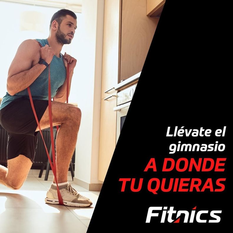 Bandas Elasticas Power Bands Resistencia Fitnics Set 4 Latex-7