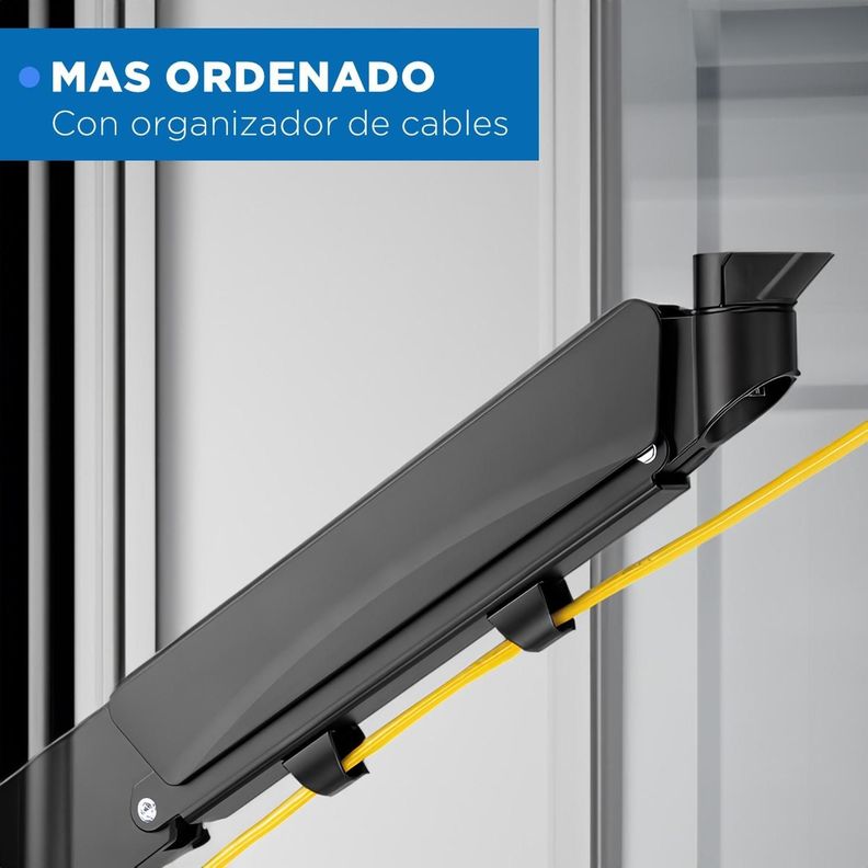 Brazo Soporte Doble Para 2 Monitores Linkon Escritorio Gas-3