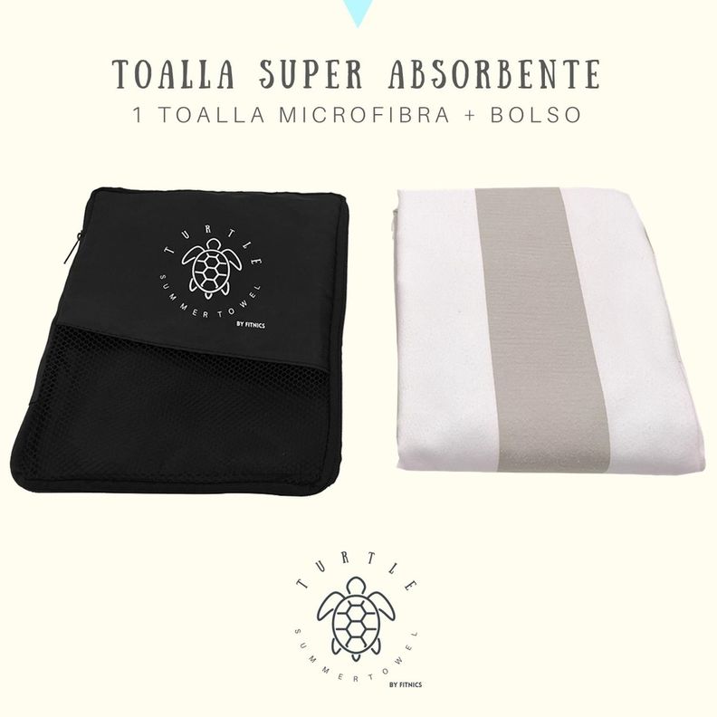 Toalla de Microfibra Secado Rapido Playa Viaje + Estuche-1