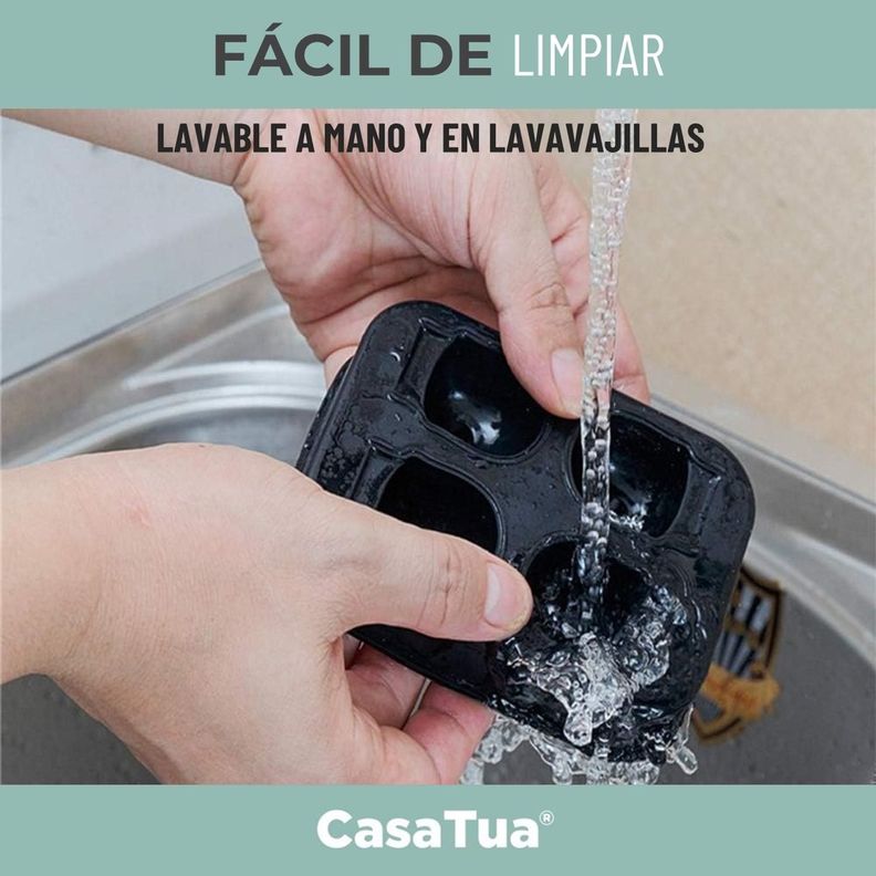 Cubetas Hielo Cubetera Molde Silicona Calavera CasaTua Set 3-6