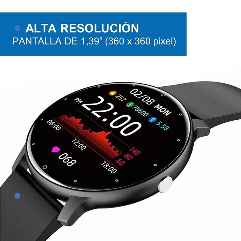 Reloj Inteligente Smartwatch Deportivo Llamadas BT Linkon-3