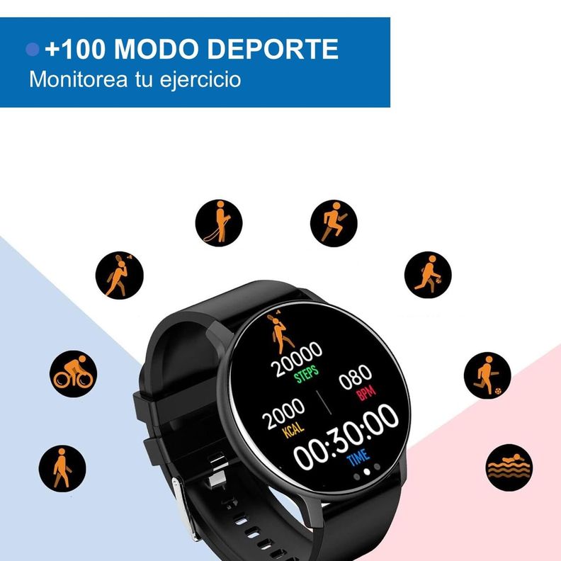 Reloj Inteligente Smartwatch Deportivo Llamadas BT Linkon-6
