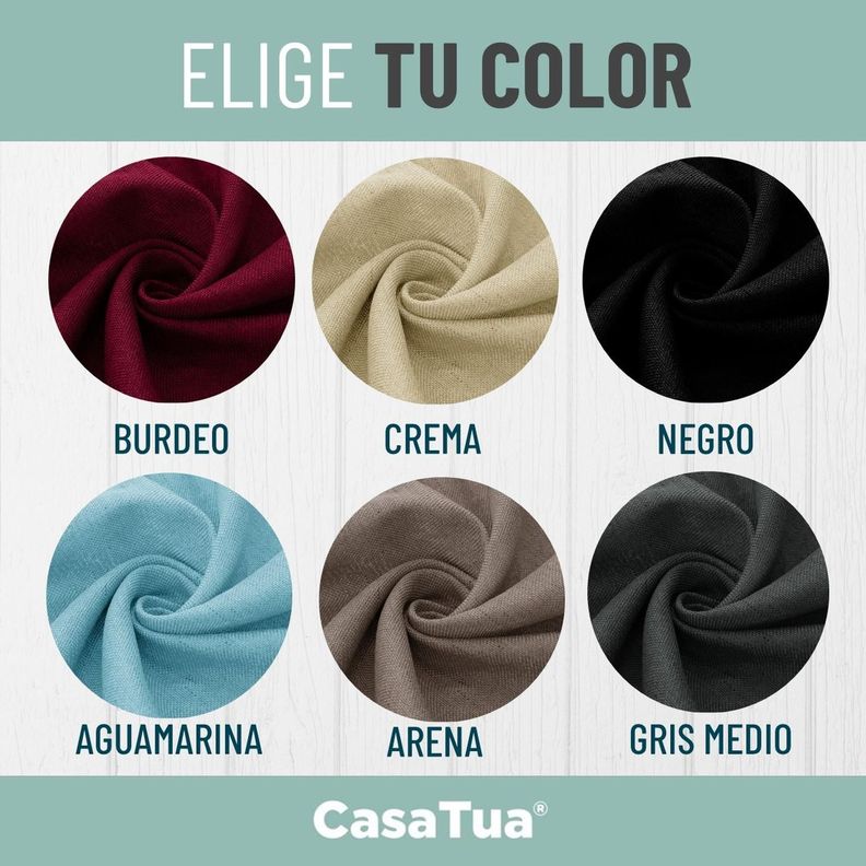 Cortina Blackout x2 Casatua 135x220 Termica Doble Cara-7