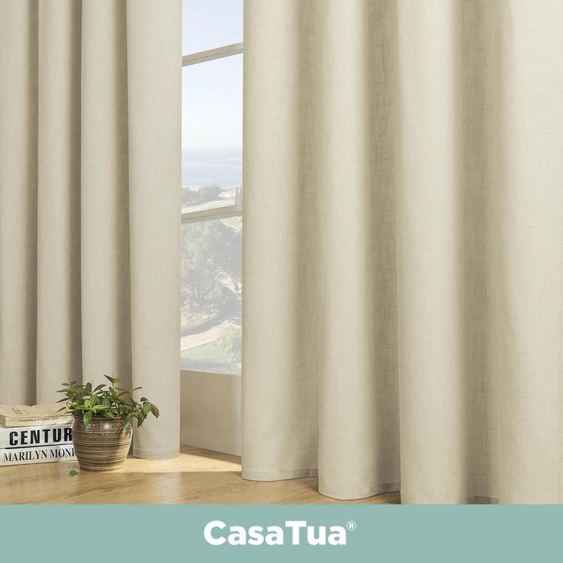 Cortina Blackout x2 Casatua 135x220 Termica Doble Cara-5