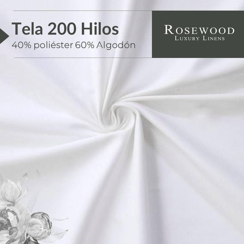 Sabanas 250 Hilos Rosewood 1.5 Plazas +funda-1