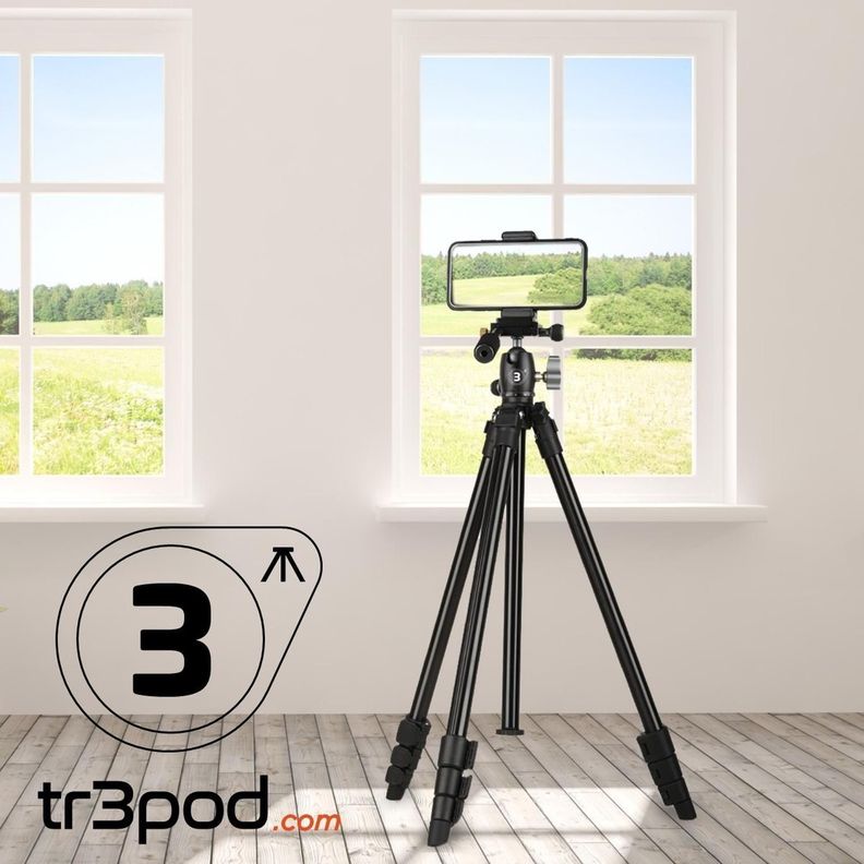 Tripode Camara Celular Panoramico Foto Video Max 1,7m +Bolso-8