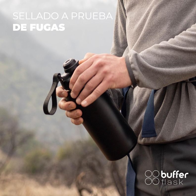Tapa Para Botella Termica de Agua One Click Buffer Flask-5