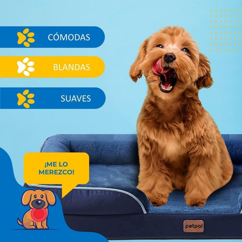 Cama Ordopedica Para Mascota Perros Y Gatos Mediana - PetPal-1
