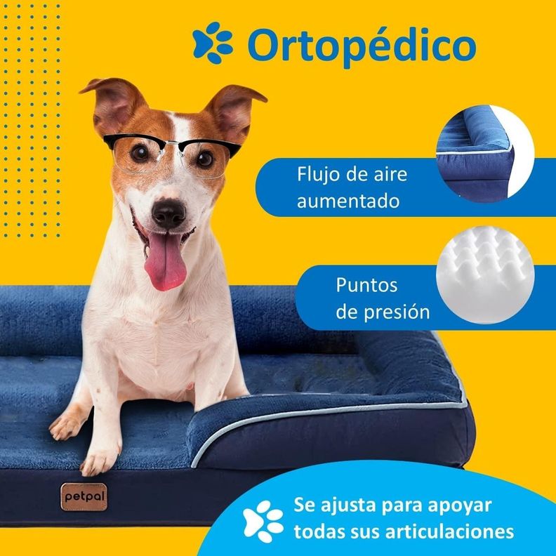 Cama Ordopedica Para Mascota Perros Y Gatos Mediana - PetPal-2