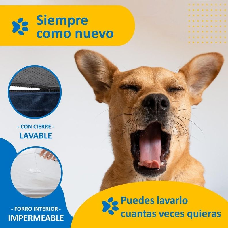 Cama Ordopedica Para Mascota Perros Y Gatos Mediana - PetPal-3